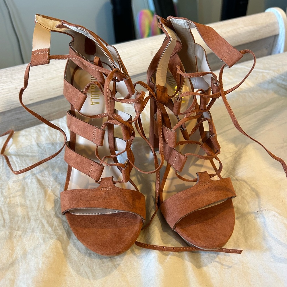 Rustic Orange heels